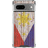 Philippines Flag Dark Wood Google Pixel 8 Clear Case